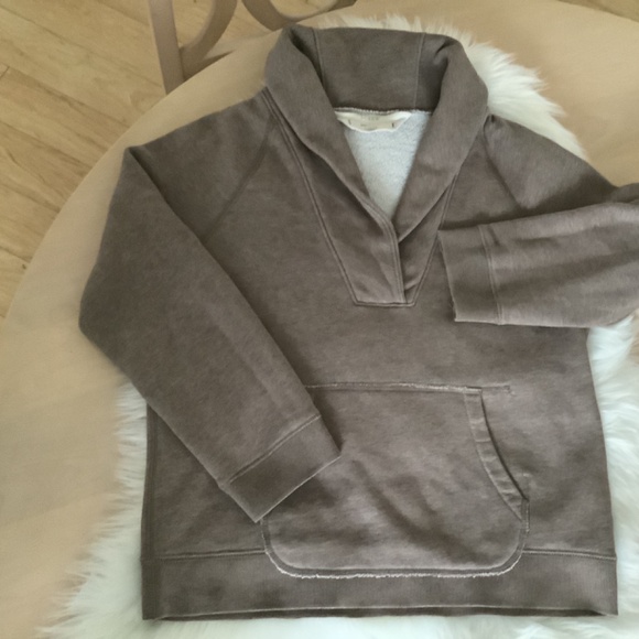 J Crew Women’s shawl neck sweat top - Picture 2 of 4